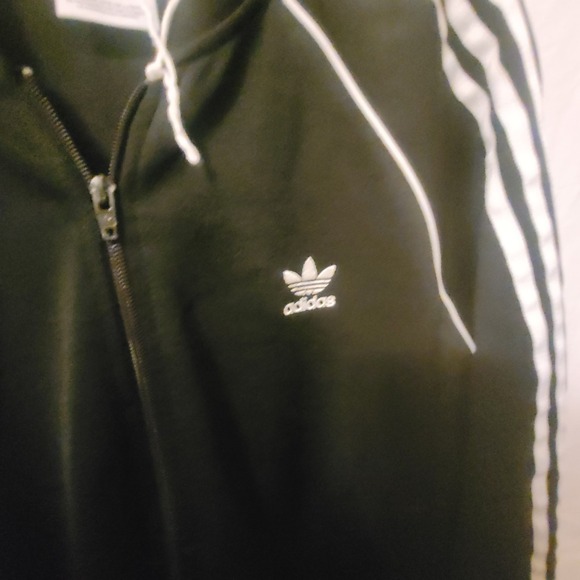 Adidas Originals Track Jacket Size: LARGE Black Men CW1256 - Picture 3 of 7